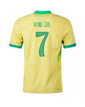 Brasile Vinicius Junior #7 Maglia Gara Casa Repliche Copa America 2024